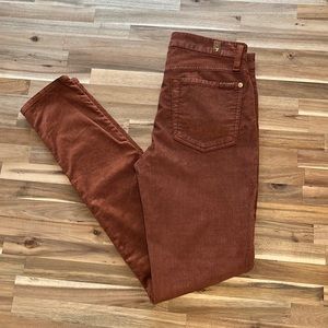 7 For All Mankind the skinny corduroy pants